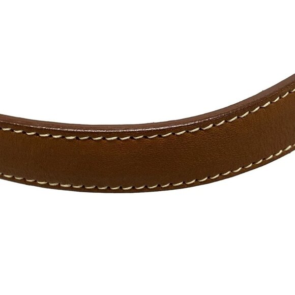 Auth HERMES Yoeh Bag Orange Brown Togo Leather Unconfirmed Shoulder Bag - Picture 8 of 16